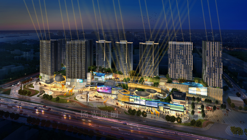 商業綜合體夜景照明 商業綜合體夜景照明