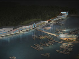 海南?；◢u游艇碼頭泛光照明工程