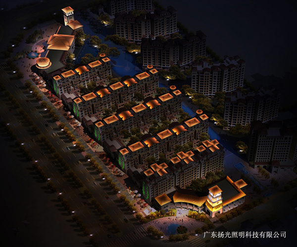 陽江利騰地產:陽光馬德里亮化工程