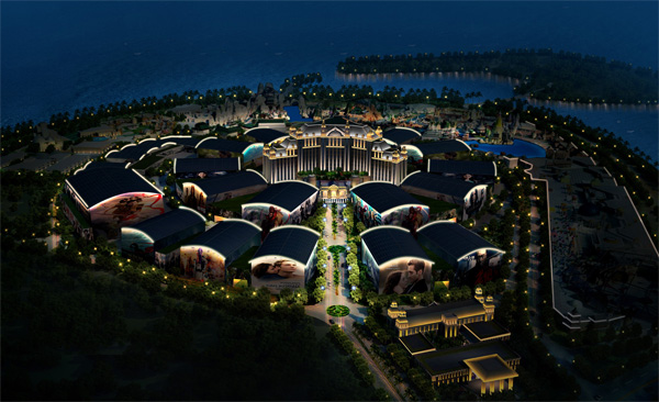 海南?；◢u影視基地戶外照明工程